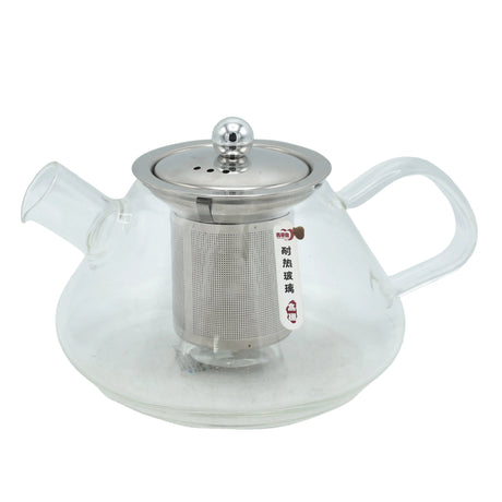 Glass Teapot with Stainless Steel Infuser 1000ml at Zubaidas Homestore - The Largest Collation Of Teapots in Pakistan