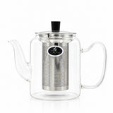 Glass Teapot with Stainless Steel Infuser 600ml at Zubaidas Homestore Pakistan