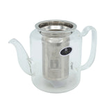 Glass Teapot with Stainless Steel Infuser 800ml at Zubaidas Homestore Pakistan