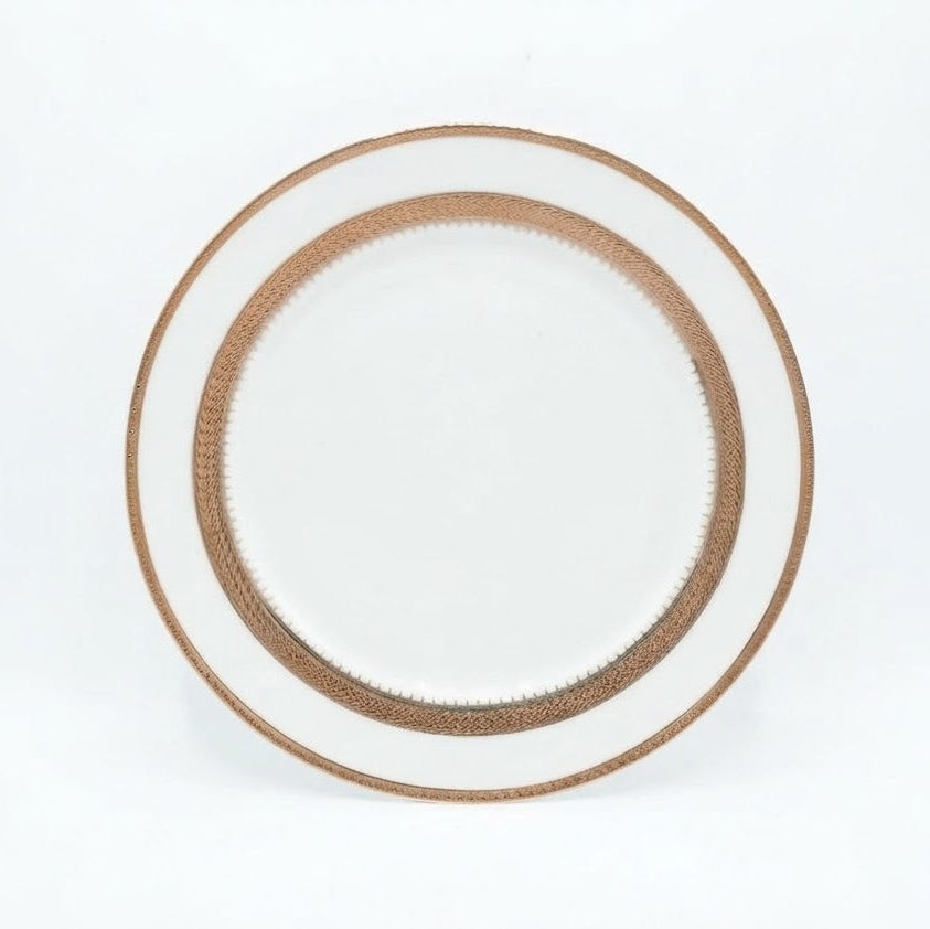 Gold Embossed Bone China Dinner Set 61 Pieces at Zubaidas Homestore. House of The Biggest Collection of Dinner Sets in Pakistan