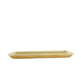 Gold Plated Stainless Steel Rectangle Tray 25cm at Zubaidas Homestore. Best For Home Shopping In Pakistan 
