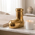 Golden Boot Vase Ornament at Zubaidas Homestore 