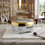 Golden Fire Gold Silver Hotpot 5.0 Liter at Zubaidas Homestore Pakistan
