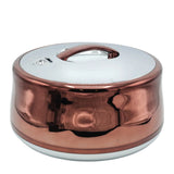 Golden Fire Insulated Hotpot 6 Liter Rose Gold and Silver at Zubaidas Homestore. The Largest Home Shop in Pakistan