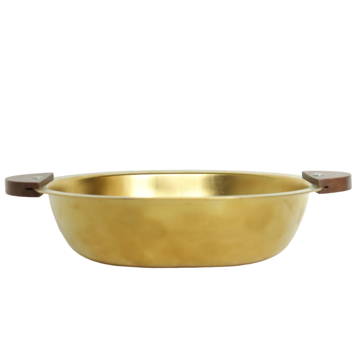 Golden Greavy Bowl with Wooden Handle at Zubaidas Homestore Online Shopping Pakistan