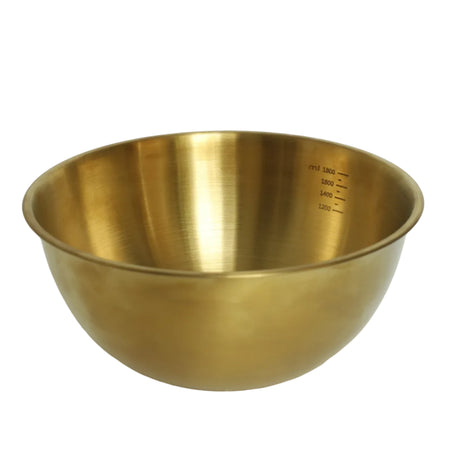 Golden Measuring Mixing Bowl 22cm at Zubaidas Homestore