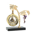 Grape Vine Decorative Table Clock with Black Base at Zubaidas Homestore Pakistan