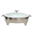Hammered Oval Casserole With Candle Stand 36.8cm at Zubaidas Homestore Pakistan