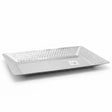 Hammered Rectangular Serving Platter 28cm Silver at Zubaidas Homestore Pakistan