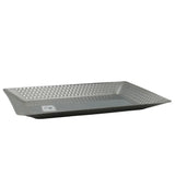 Hammered Rectangular Serving Platter 30cm Silver at Zubaidas Homestore Pakistan