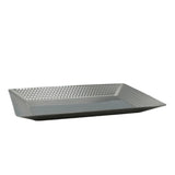 Hammered Rectangular Serving Platter 34cm Silver at Zubaidas Homestore Pakistan