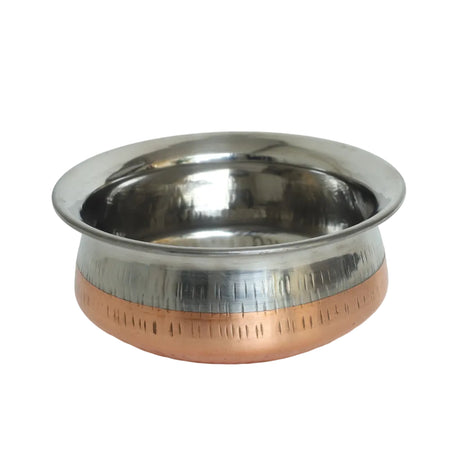 Hammered Stainless Steel Karahi at Zubaidas Homestore Best For Online Shopping