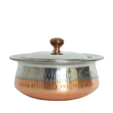 Hammered Stainless Steel Karahi at Zubaidas Homestore Online Pakistan