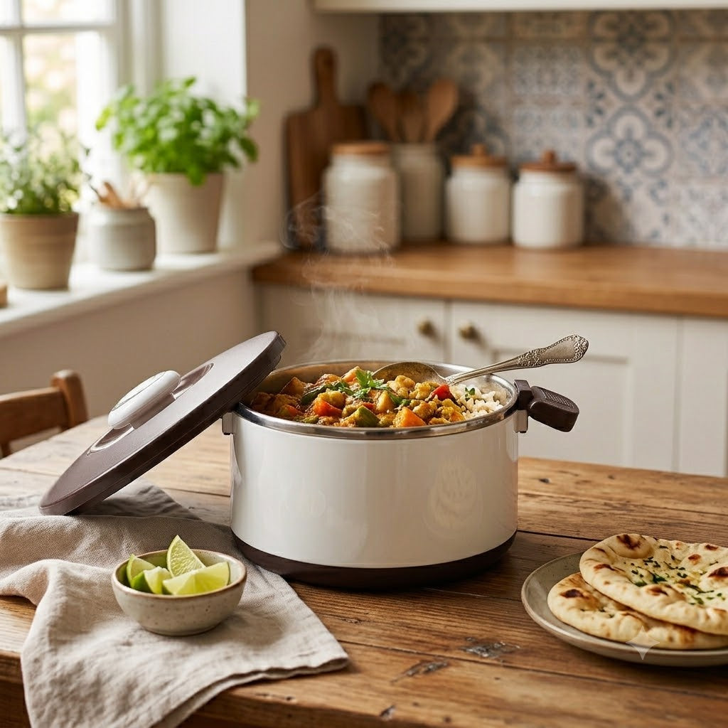 Happy Ware OPTIMO 2Ltr Hot Pot With Brown Lockable Lid at Zubaidas Homestore Pakistan