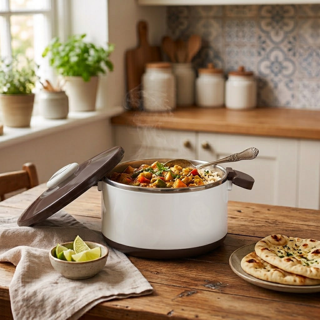 Happy Ware OPTIMO 5Ltr Hot Pot With Brown Lockable Lid at Zubaidas Homestore Pakistan