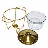 High Deep Glass Chafing Dish Stainless Steel 4Ltr at Zubaidas Homestore Online Pakistan