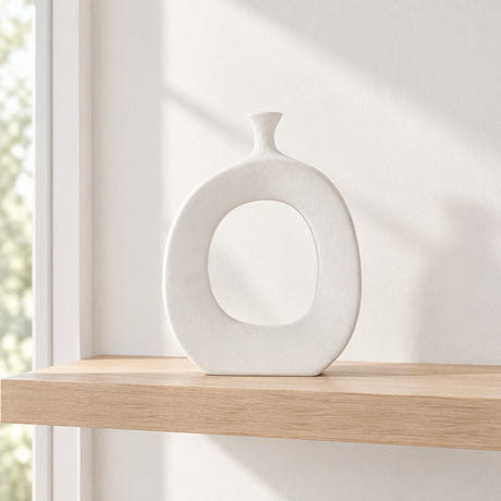 Hollow Donut Design Decorative Vase at Zubaidas Homestore