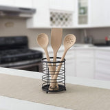 Home Basics Cutlery Holder Black at Zubaidas Homestore Best for Home Shopping