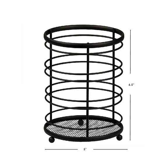 Home Basics Cutlery Holder Black at Zubaidas Homestore Online Pakistan