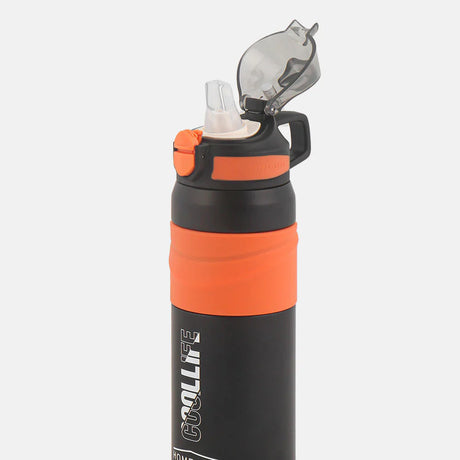 Homeatic Cool Life Vacuum Flask 650ML Black Steel Water Bottle at Zubaidas Homestore Pakistan