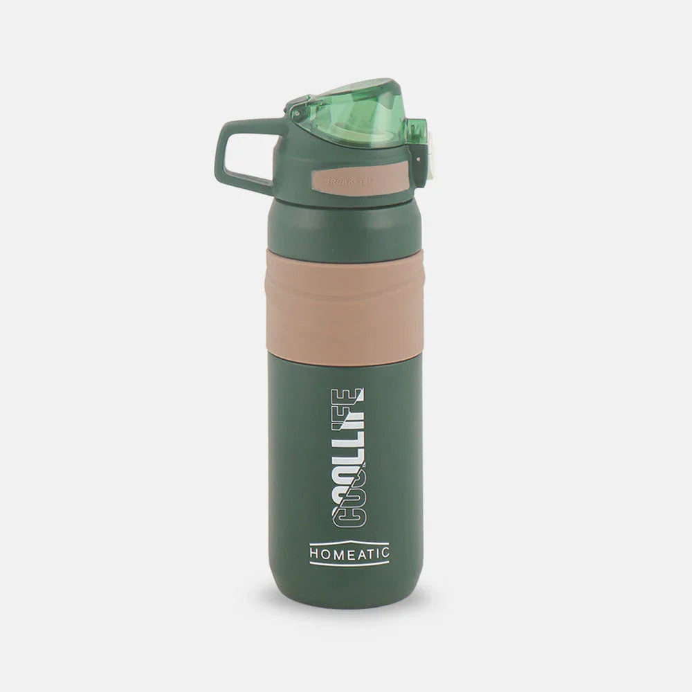 Homeatic Cool Life Vacuum Flask 650ML Green Steel Water Bottle at Zubaidas Homestore  Online Pakistan