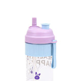 Homeatic Happy Bunny Purple Water Bottle with Straw 850ML at Zubaidas Homestore Pakistan
