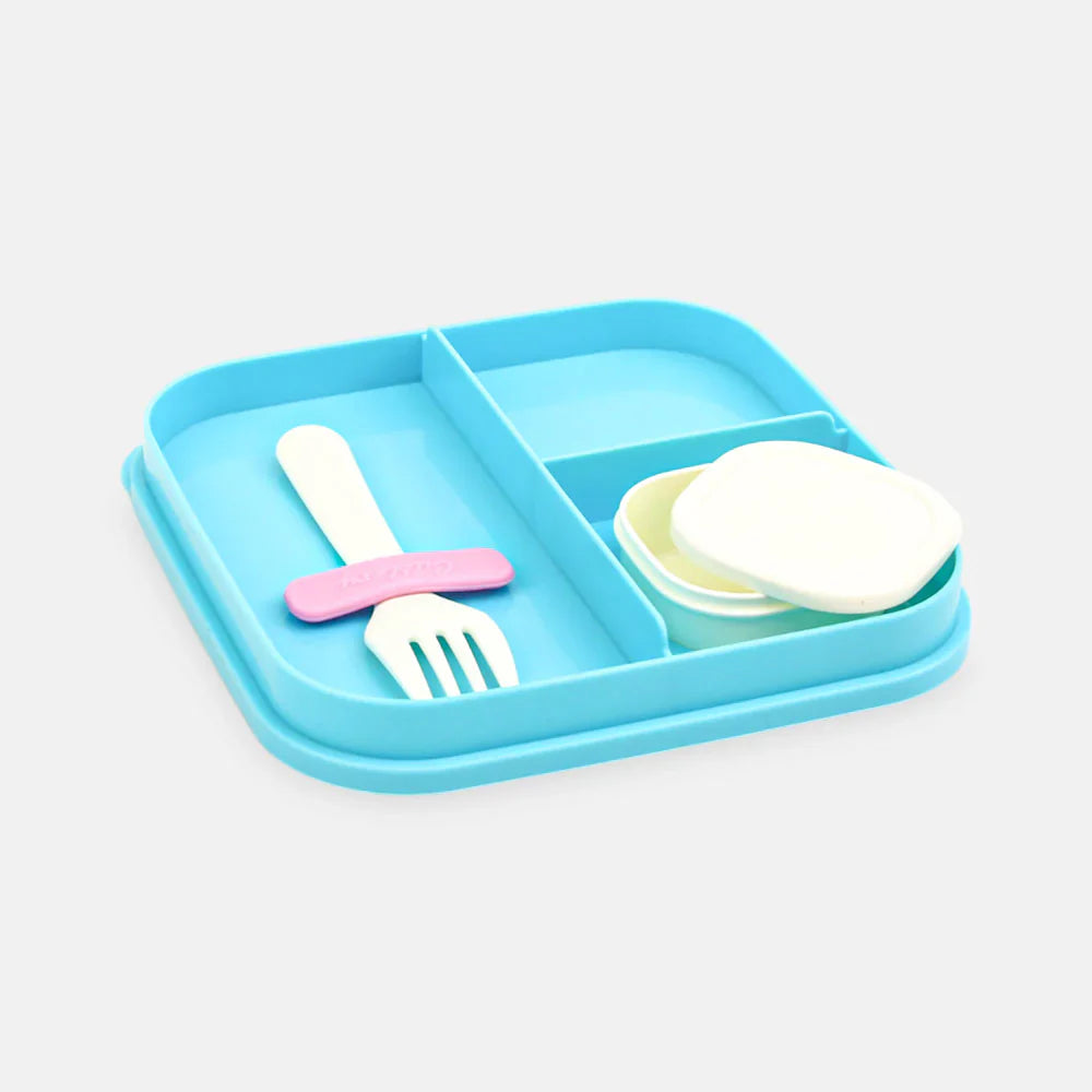Homeatic Healthy Bento Plastic Pink 1.5 Ltr Lunch Box with Cutlery at Zubaidas No 1 Home Shop in Pakistan