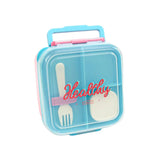 Homeatic Healthy Bento Plastic Pink 1.5 Ltr Lunch Box with Cutlery at Zubaidas Homestore Pakistan