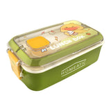 Homeatic Multi-Compartment Stainless Steel Lunch Box Pink 750ml at Zubaidas Homestore