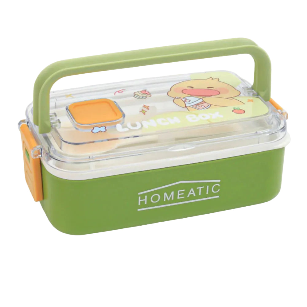 Homeatic Multi-Compartment Stainless Steel Lunch Box Pink 750ml at Zubaidas Homestore Pakistan