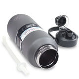 Homeatic Leisure and Sports Vacuum Flask 1300ML Grey Steel Water Bottle at Zubaidas Best Online Homestore in Pakistan