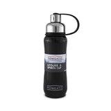 Homeatic Leisure and Sports Vacuum Flask 500ML Black Steel Water Bottle at Zubaidas Homestore