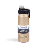 Homeatic Leisure and Sports Vacuum Flask 650ML Golden Steel Water Bottle at Zubaidas Homestore