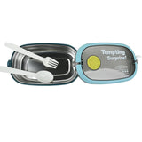 Homeatic Multi-Compartment Stainless Steel Lunch Box Blue 750ml at Zubaidas Homestore Pakistan