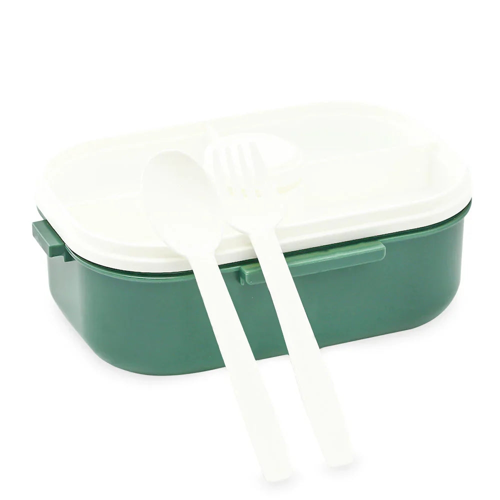 Homeatic Plastic Green 1100 ML Lunch Box with Cutlery at Zubaidas The Largest Homestore In Pakistan