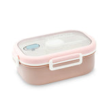 Homeatic Plastic Pink 1100 ML Lunch Box with Cutlery at Zubaidas Homestore