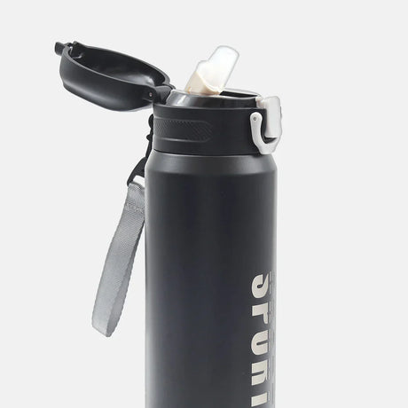 Homeatic Sport Vacuum Flask 800ML Black Steel Water Bottle at Zubaidas Homestore Pakistan