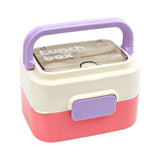 Homeatic Stackable Multi-Tier Stainless Steel Pink Lunch Box 200*2 + 600ml at Zubaidas Homestore Pakistan