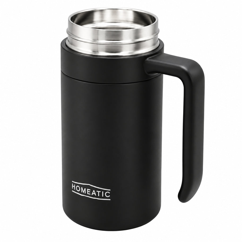 Homeatic Stainless Steel Coffee Mug Black 500ml at Zubaidas Homestore Best for Home Shopping in Pakistan