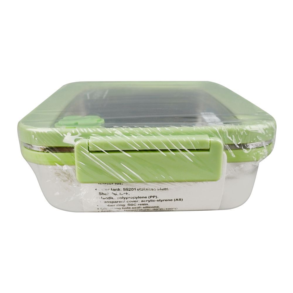 Homeatic Stainless Steel Lunch Box 900ml Green HMT-001 at Zubaidas Best Online Homestore in Pakistan