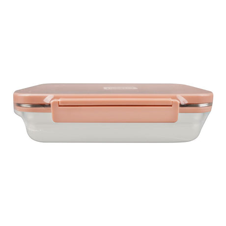 Homeatic Stainless Steel Lunch Box 900ml Pink HMT-001 at Zubaidas Homestore Pakistan