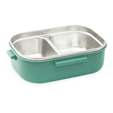 Homeatic Stainless Steel Lunch Box With Cutlery 850ml Green at Zubaidas Best Online Homestore in Pakistan