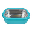Homeatic Stainless Steel Lunch Box with Spoon 1300ml Blue at Zubaidas Homestore