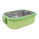 Homeatic Stainless Steel Lunch Box with Spoon 1300ml Green at Zubaidas Homestore Pakistan