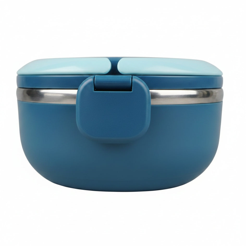 Homeatic Stainless Steel Lunch Box with Spoon 750ml Blue at Zubaidas Online Homestore Pakistan