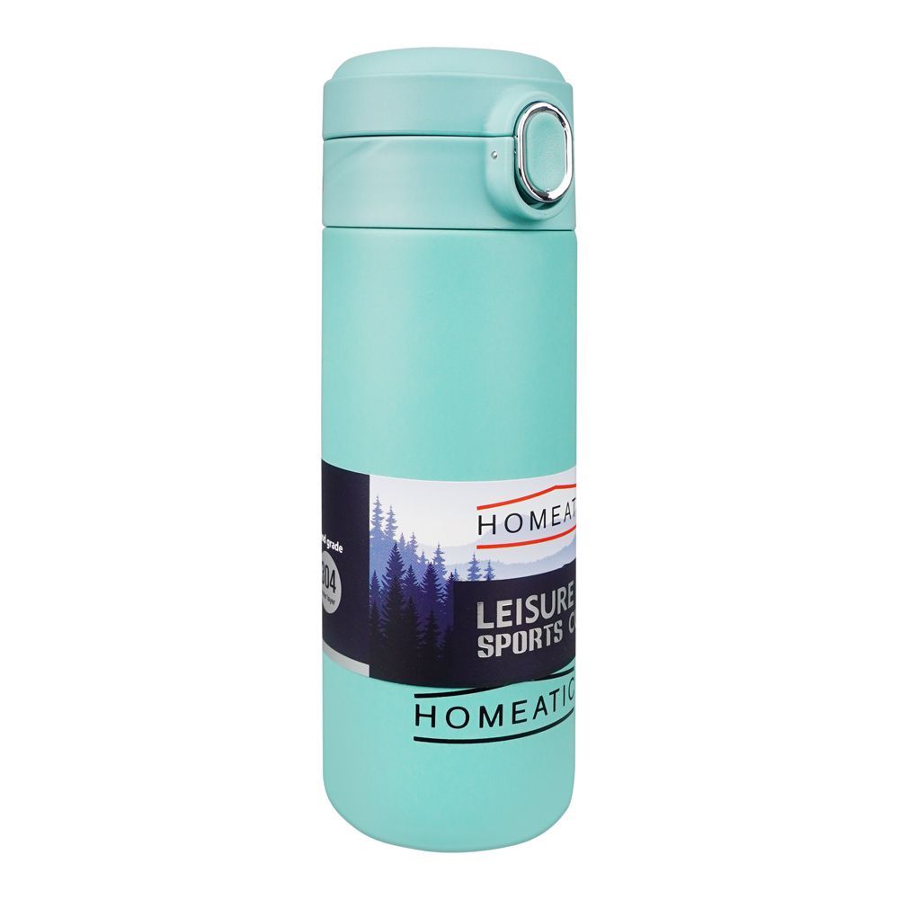 Homeatic Stainless Steel Water Bottle 400ml Green at Zubaidas Homestore