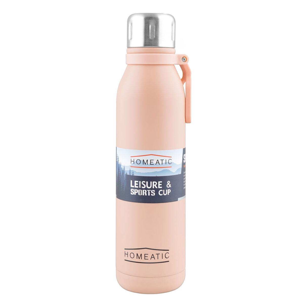 Homeatic Stainless Steel Water Bottle 700ml Pink at Zubaidas Homestore Pakistan