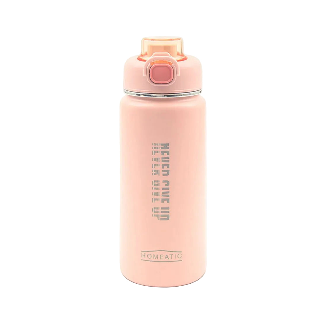 Homeatic Stainless Steel Water Bottle 750ml Pink at Zubaidas Homestore