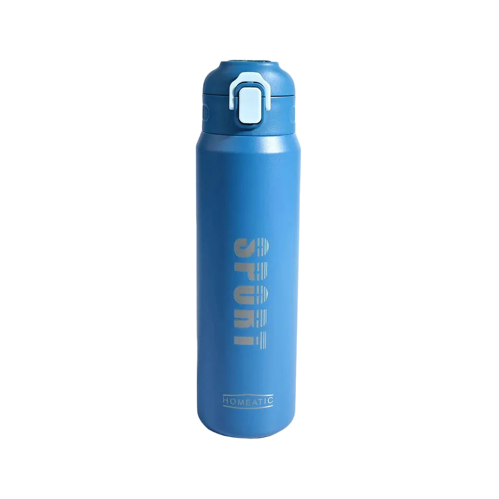 Homeatic Stainless Steel Water Bottle 800ml Blue at Zubaidas Homestore