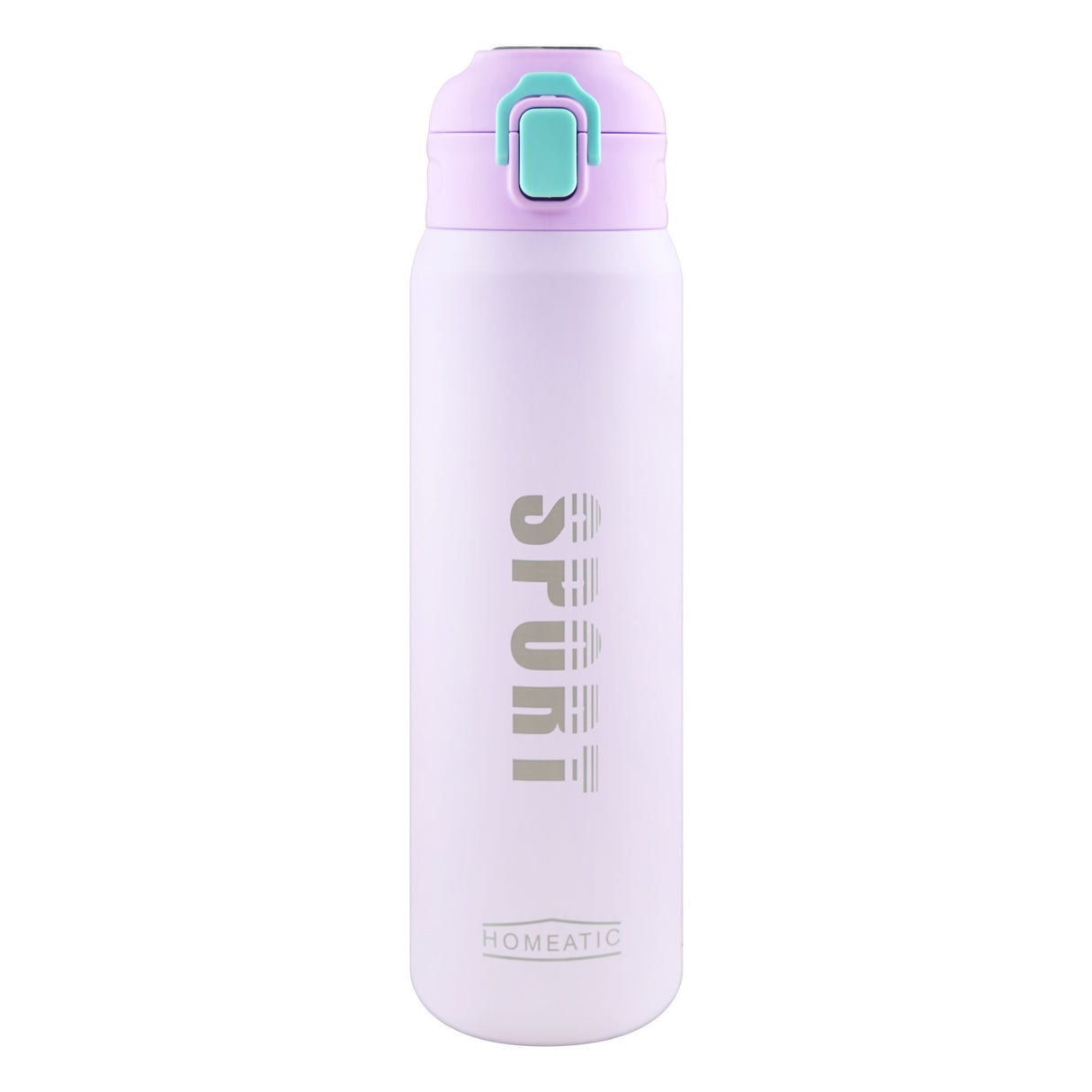 Homeatic Stainless Steel Water Bottle 800ml Purple at Zubaidas Homestore